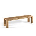 Cube Handmade Solid Oak Bench