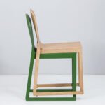 vitero chairs green and beige