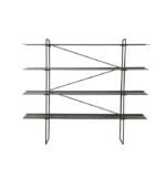 Tondella Minimal Metal Bookcase