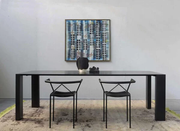 Zeus Big gim metal table with poltroncina chairs