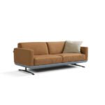 Gloria slim sofa leather or fabric