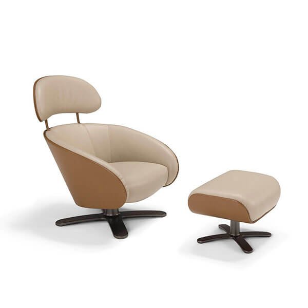 Coconut Swivel Armchair