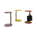 Modern metal coffee side table Woody